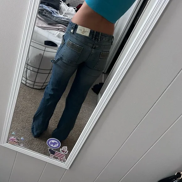 dark wash jeans - Picture 2 of 4